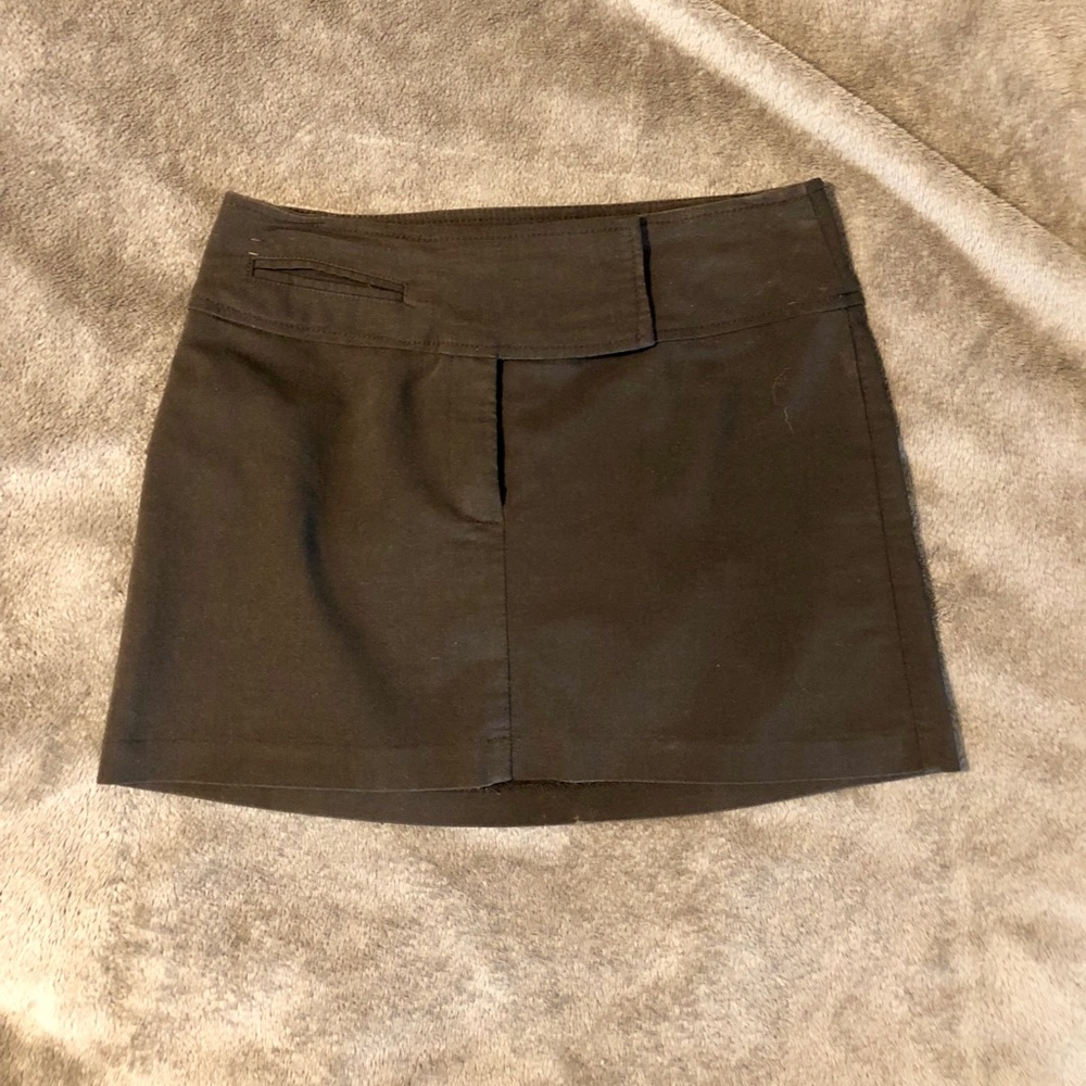 Black miniskirt
